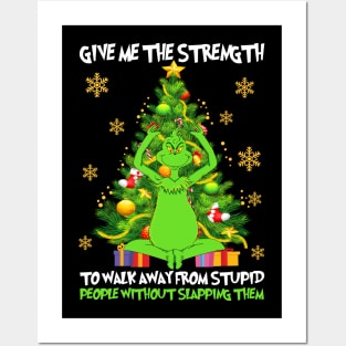 Funny Grinch Christmas Grinch Funny Gift Grinchmas Grinch Lovers Posters and Art